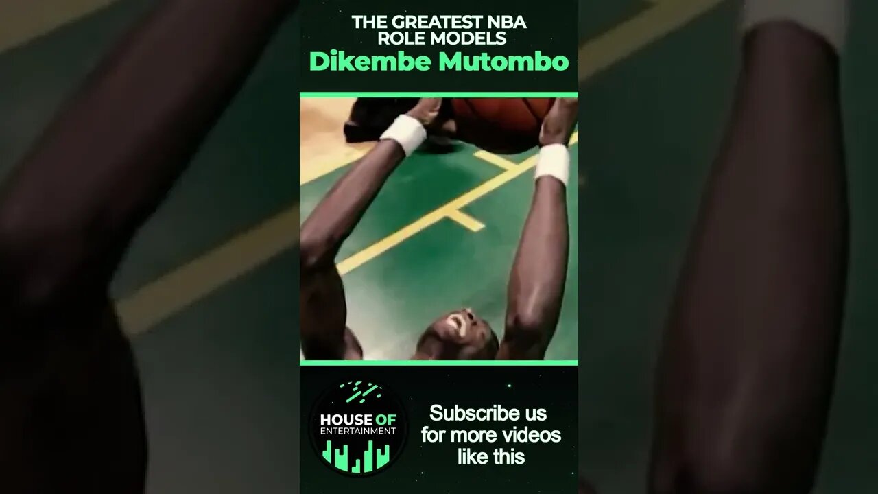 Dikembe Mutombo NBA Role Model #shorts