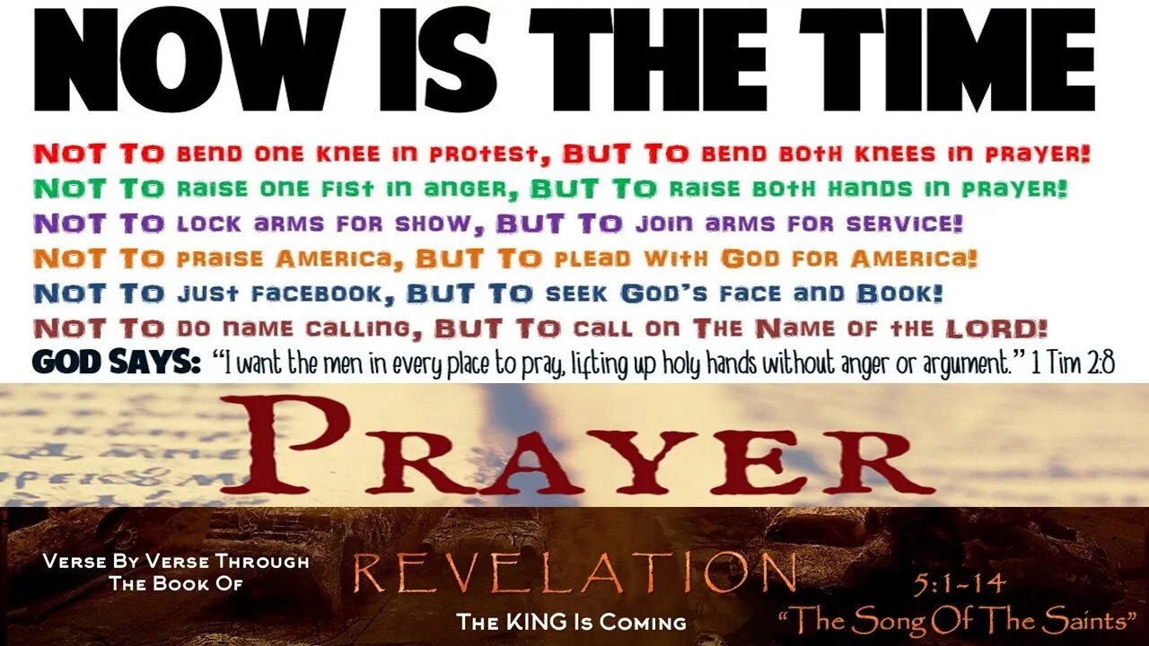 Revelation 5:1-14 "The Song Of The Saints"