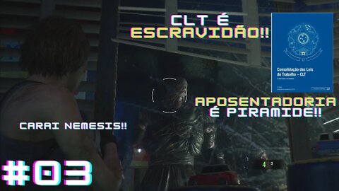 Resident Evil 3 Remake - Puzzle do Metro e Nemesis Chatão. PT-BR #03