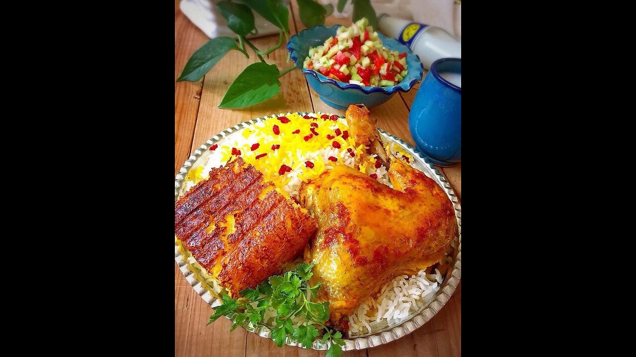 A fantástica culinária iraniana-Zereshk Polo com frango