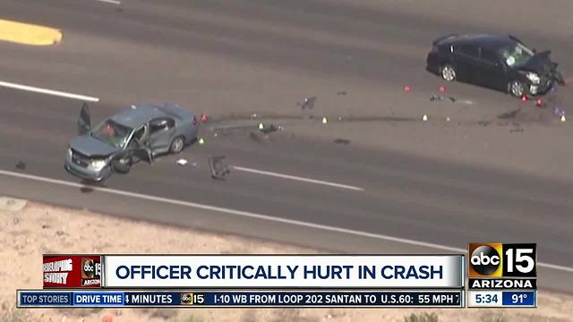 Phoenix officer undergoes surgery after serious crash