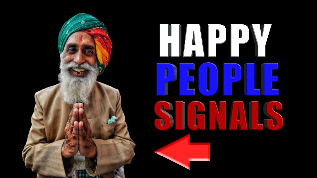 HAPPY PEOPLE LEAVE SIGNS