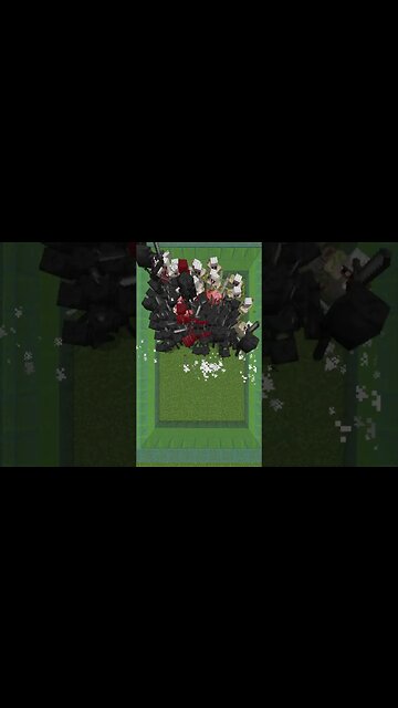 100 Wither Skeletons VS 20 Iron Golems