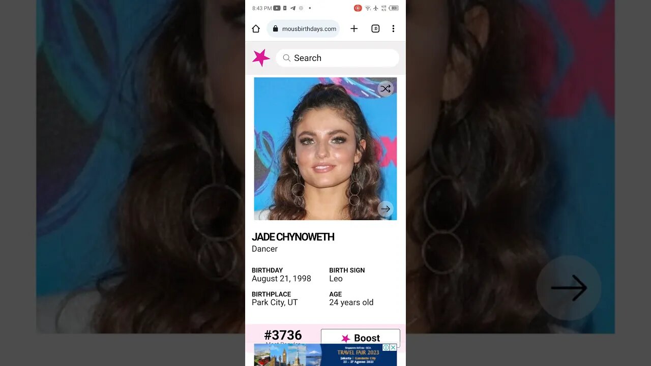 HAPPY 24 BIRTHDAY JADE CHYNOWETH Dancer