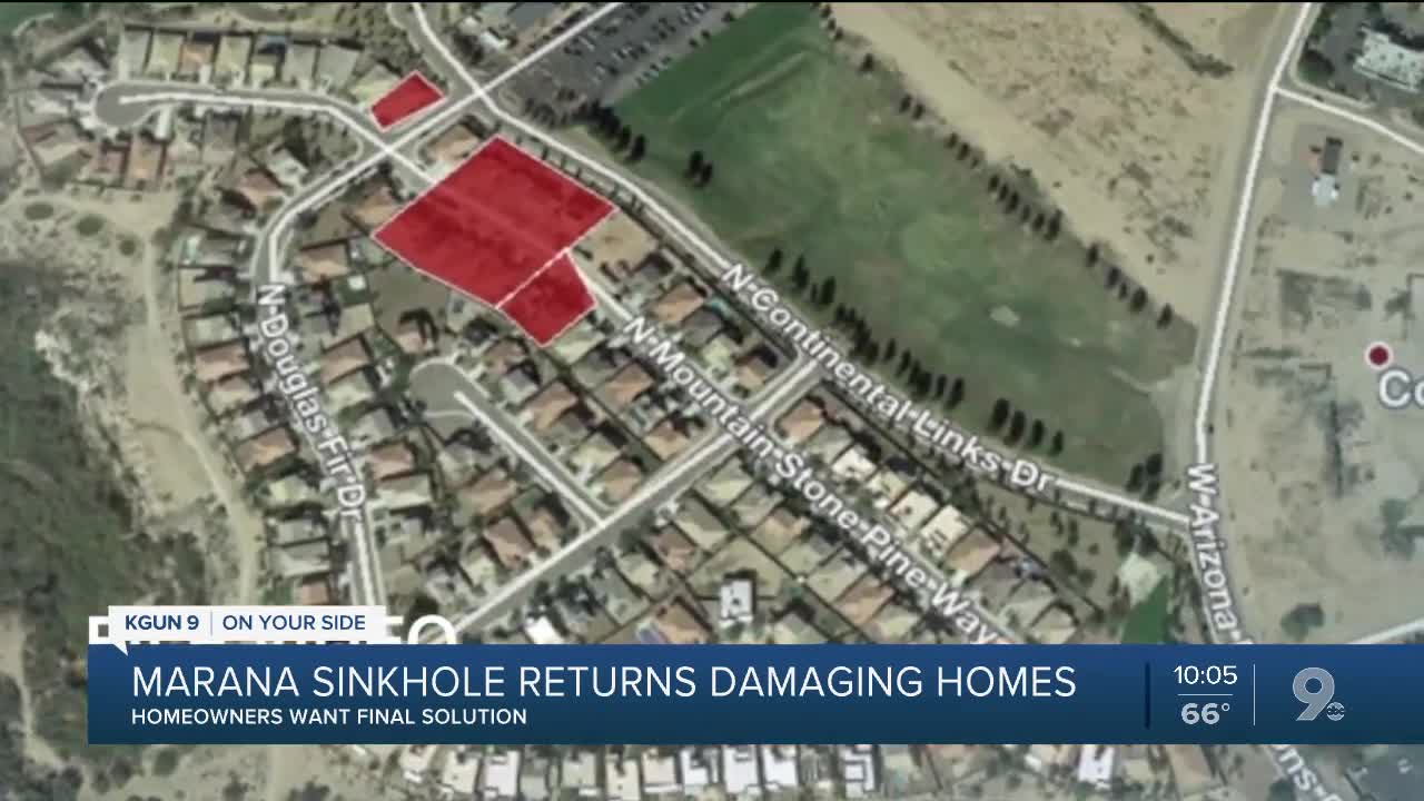 Marana sinkhole destroying Richmond American homes