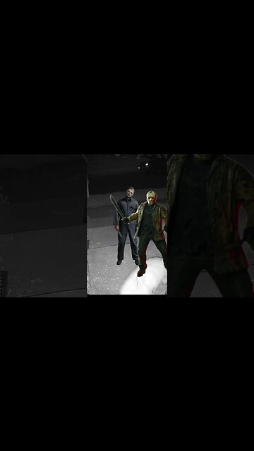 Jason Voorhees And Michael Myers Visit! #Shorts 😬