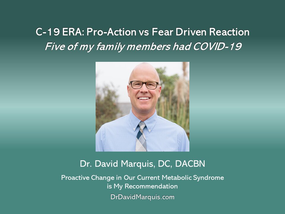 COVID-19 ProAction vs Fear Driven Reaction