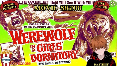 🐺Werewolf in a Girls Dormitory (1961) 🌕 | MOVIE SIGN!!!