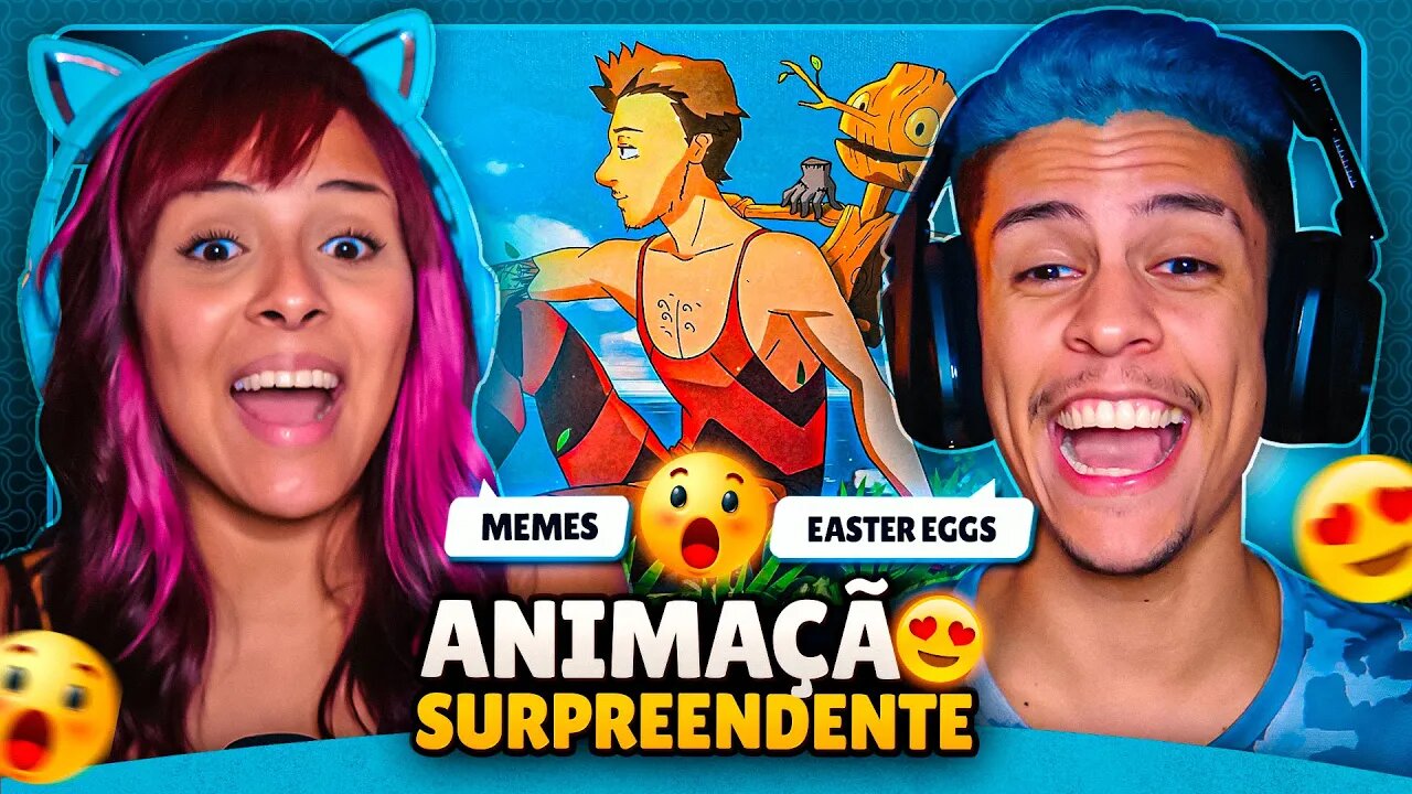 RETROSPECTIVA ANIMADA 2022 ♫ - Canal Nostalgia | [React em Casal] 🔥