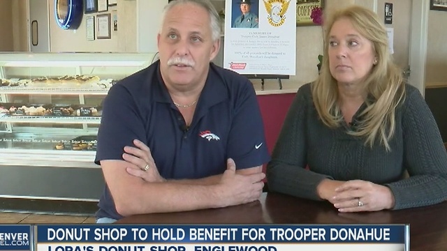 Donut shop to hold benefit for Trooper Donahue