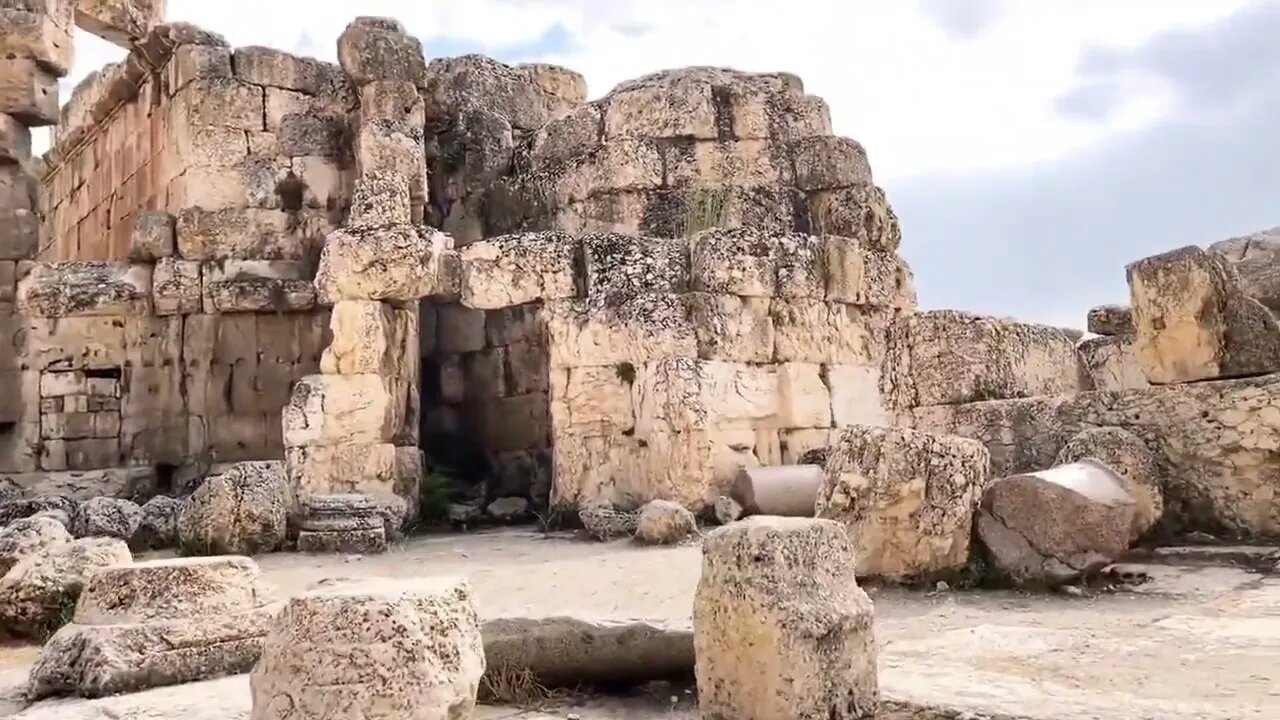 The best preserved temple of the Sun in ancient Rome, Baalbek.