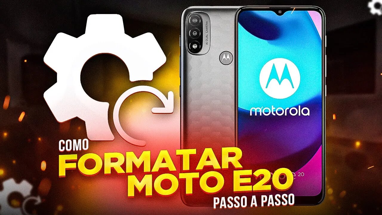 Como FORMATAR MOTO E20 (REMOVER SENHA E BUGS - PASSO A PASSO)