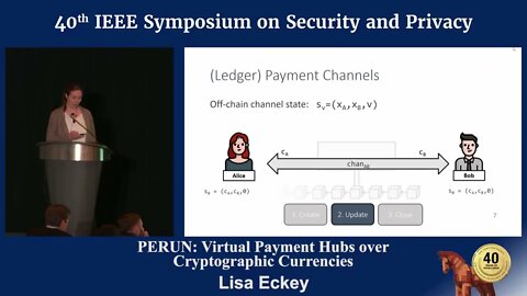 PERUN Virtual Payment Hubs over Cryptographic Currencies