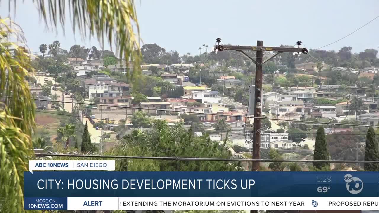 Housing development ticks up