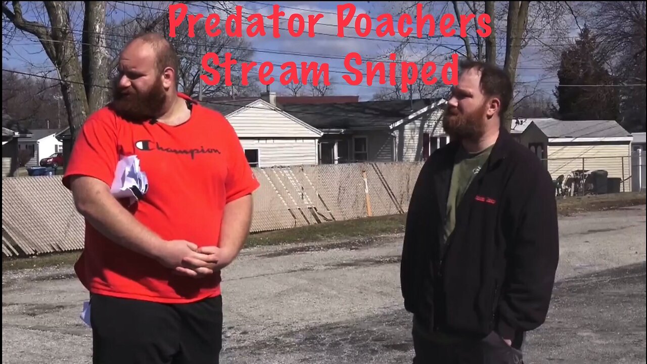 Alex Rosen aka Gordon Flowers Predator Poachers gets Stream Sniped during Live Catch Still Arrested