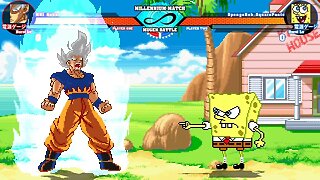 MUI Goku vs. SpongeBob SquarePants | DEATH BATTLE!