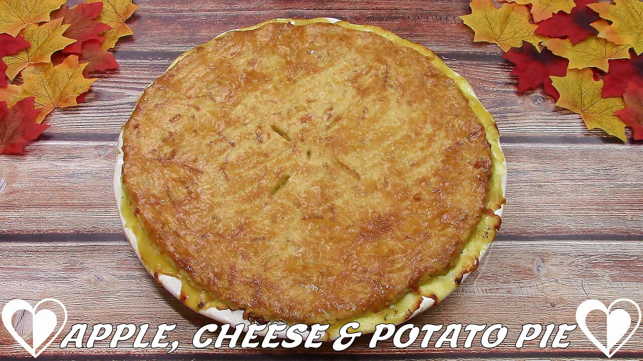 Apple, Cheese & Potato Pie | Delicious PIE Recipe TUTORIAL