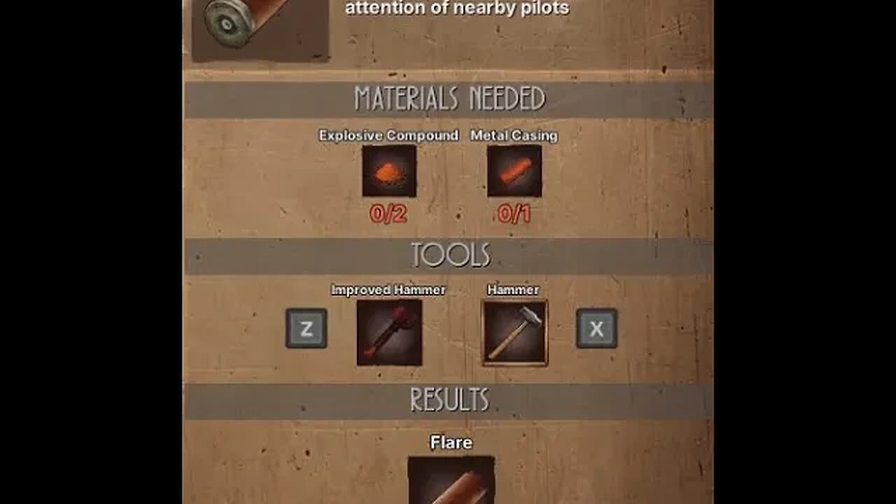 Arid Gameplay - Part 9 - Finished building the Flare gun components but now I am missing the Flare.