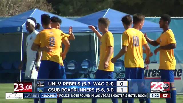 CSUB soccer beats UNLV 1-0 for third straight win