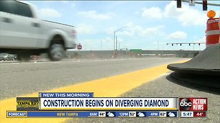 Pasco County Diverging Diamond construction to begin