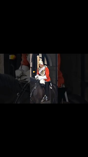 He gives a message to the police to give the other kings guard #thekingsguard