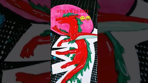 Super Summer Strawberry DRAGON!!! 🍓 😋 #art #dragonartist #artdrawing #dragondrawing #artist #dragon