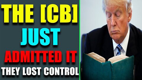 [CB] JUST ADMITTED IT, THEY LOST CONTROL, GLOBALIZATION WILL CEASE TO EXIST - TRUMP NEWS