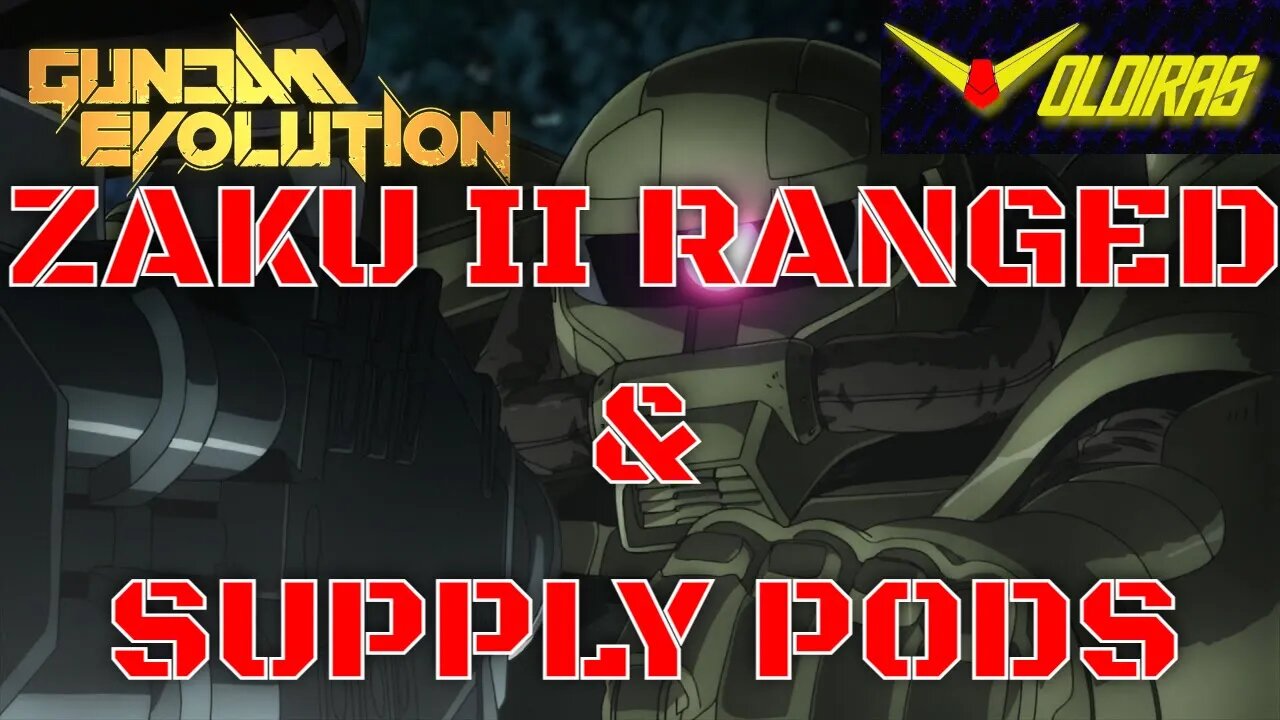 Gundam Evolution Zaku II Ranged and Supply Pods