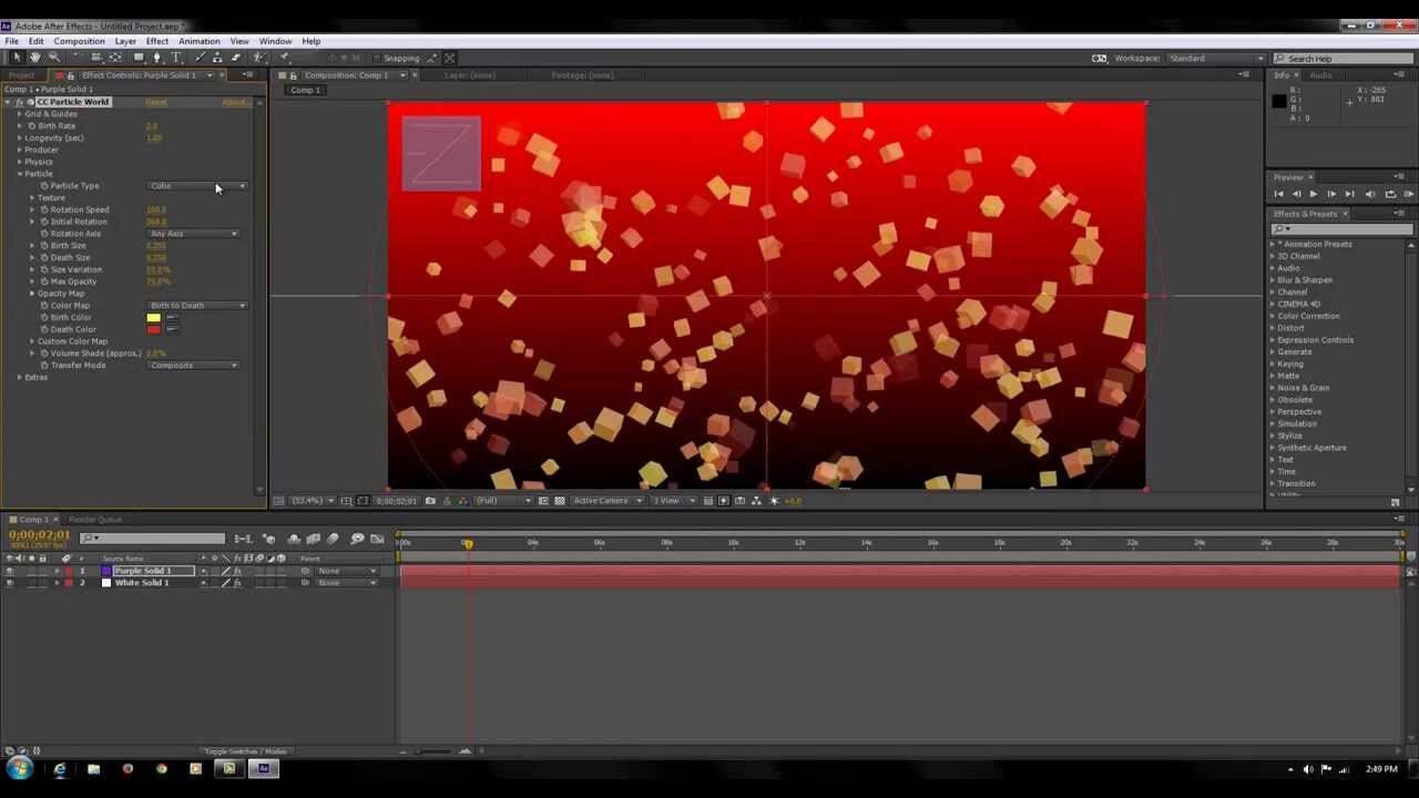 How to Make Particles Using Adobe After Effects