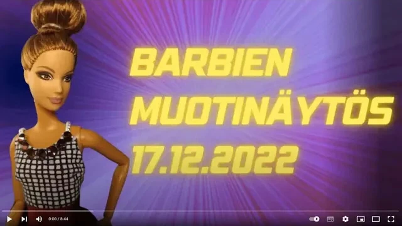 Barbie muotinäytös 17.12.2022 - Tiedotus