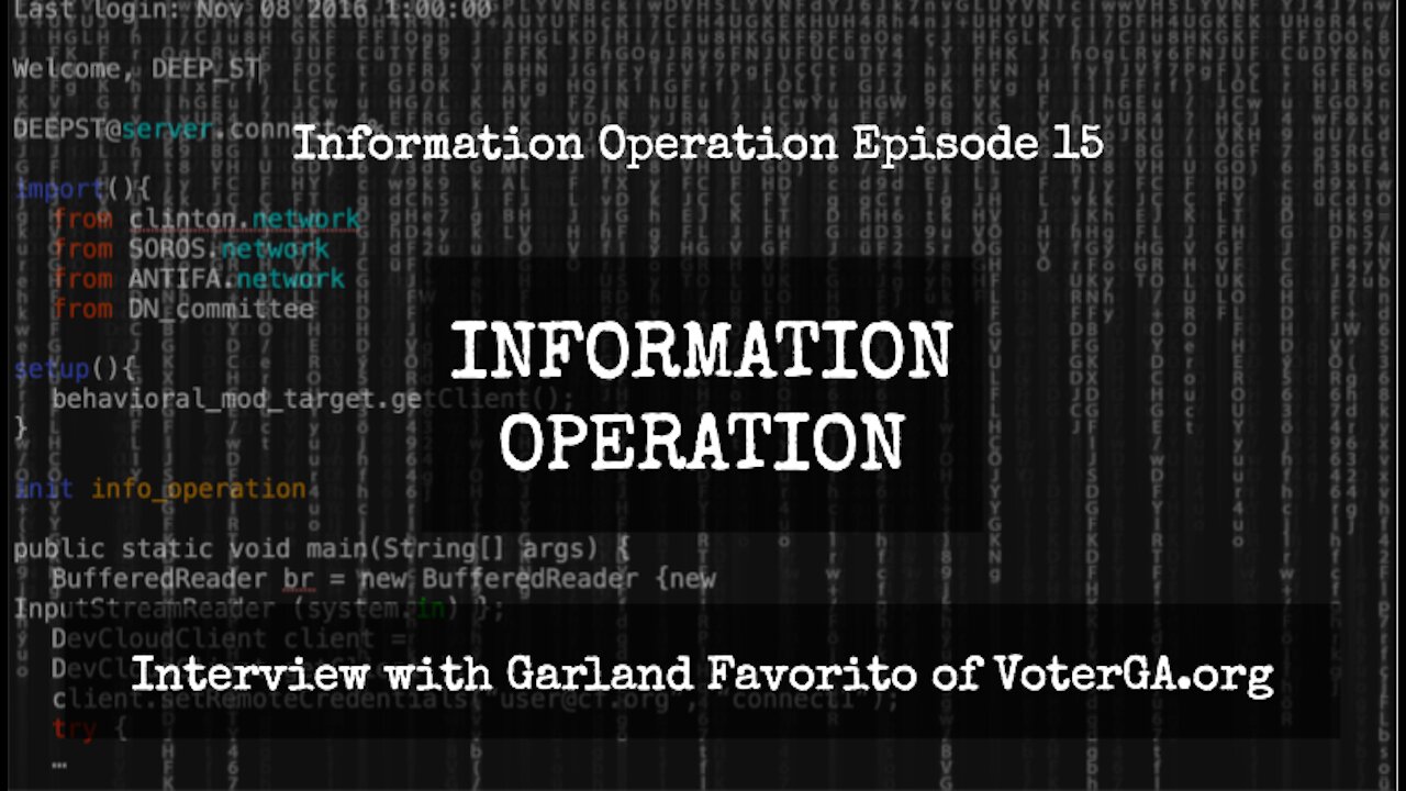 IO Episode 15 - Interview With GA Election Expert Garland Favorito Of VoterGA.org