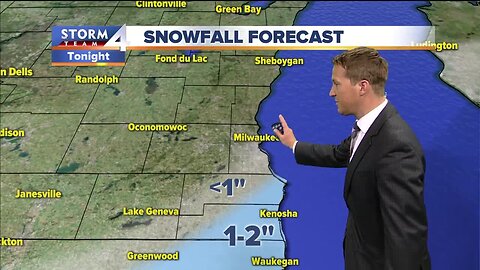Storm system dives south
