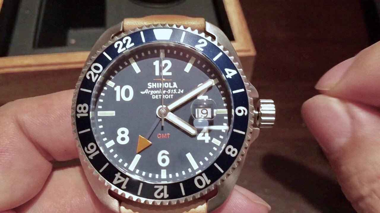 Shinola 44mm Rambler GMT Watch Review