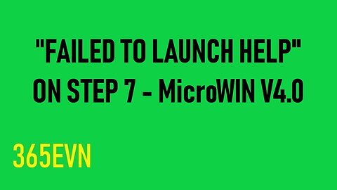 0041 - Fix error Failed to launch Help File on Step7 MicroWIN v4.0 SP9