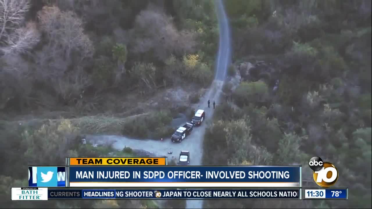 Confrontation in canyon ends in officer-involved shooting