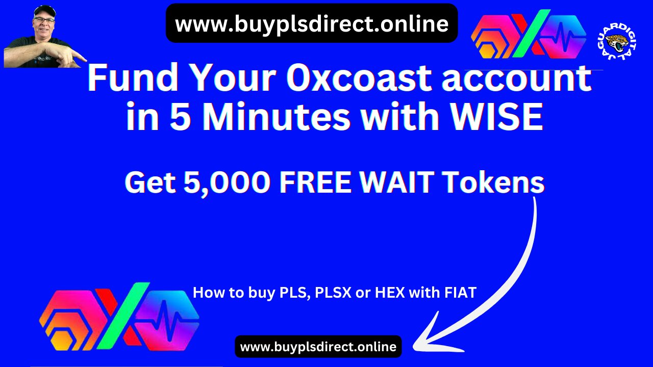 🤣Fund Your 0xcoast Account in 5 Minutes with WISE - Buy PLS with Fiat