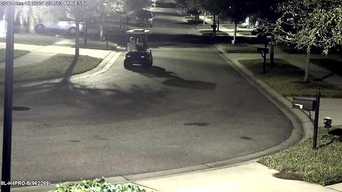 Deputies searching for golf cart porch pirates in Hillsborough County