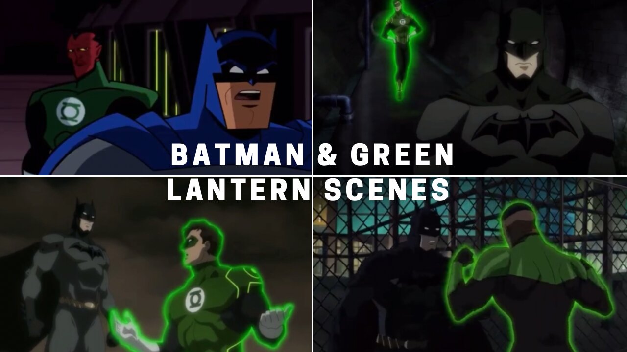 Batman and Green Lantern Scenes