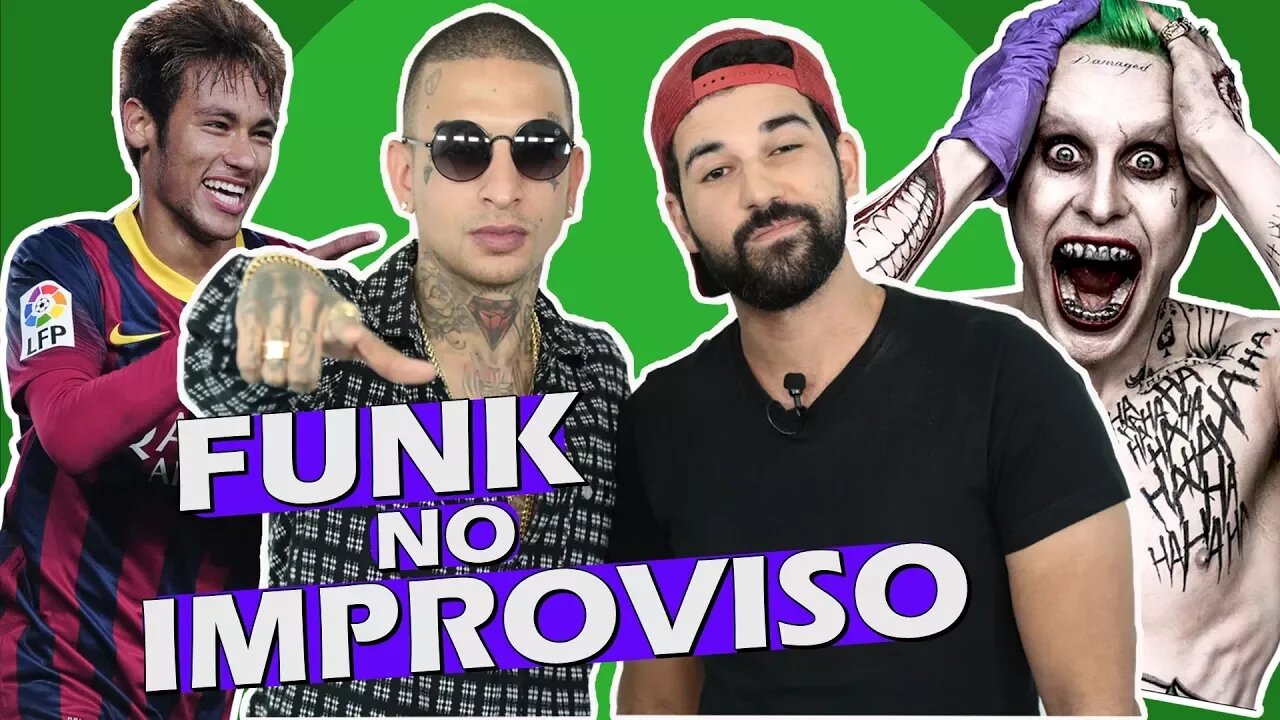 Mc Guimê cria funk no improviso sobre Neymar e Coringa