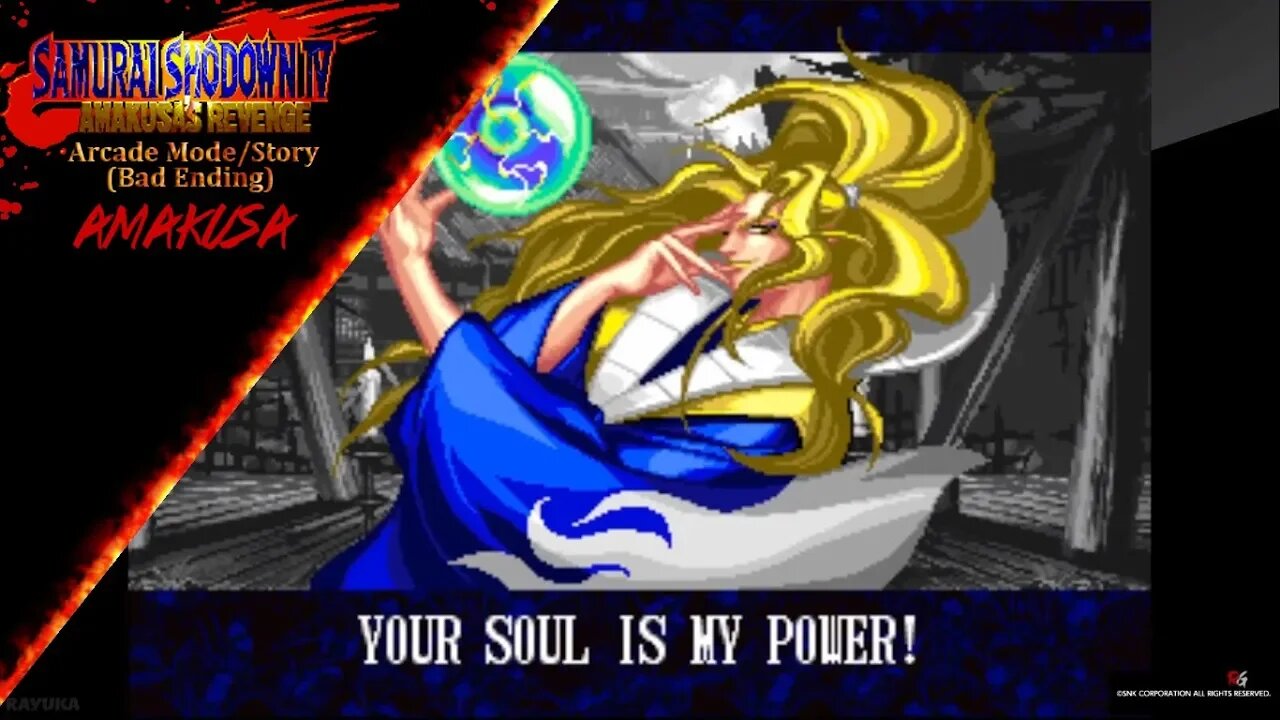 Samurai Shodown IV - Arcade Mode/Story - Amakusa (Bad Ending)