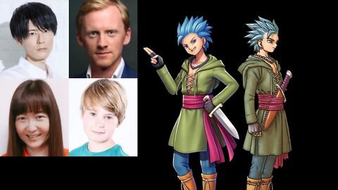 Video Game Voice Comparison- Erik (Dragon Quest)