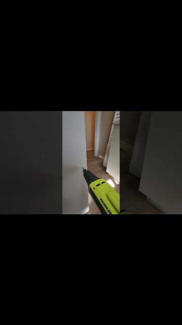 Installing a drywall screw | Ryobi P225 Drywall Screw Gun | #Shorts | 2023/011