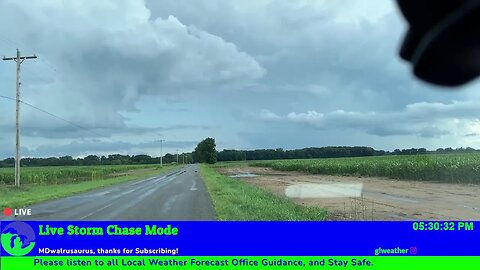 LIVE Non-severe Storms in St. Joseph County, MI