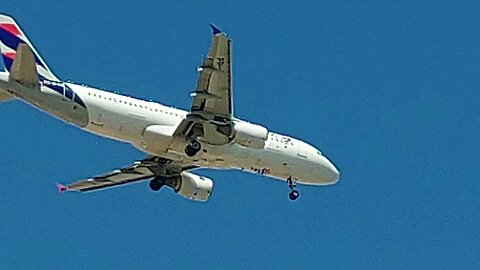 Airbus A320 PR-MYH coming from Rio de Janeiro to Fortaleza