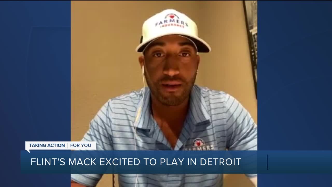 Flint's Willie Mack talks about playing in front of family ahead of Detroit's Rocket Mortgage Classic