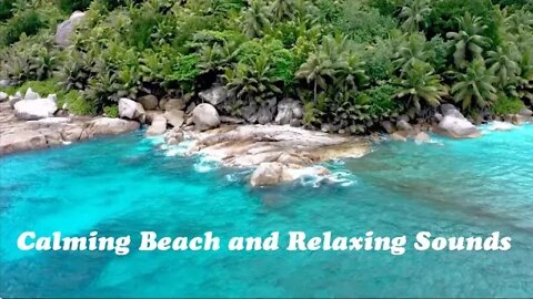 2 Hours of Stunning Beach Relax Music and Zen Music with Water Sounds, Beautiful Sea Views and Life