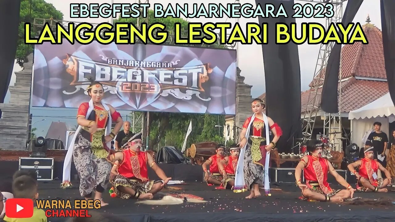 Tari Kreasi Ebeg LANGGENG LESTARI BUDAYA | EBEGFEST BANJARNEGARA 2023 | Alun-alun Banjarnegara