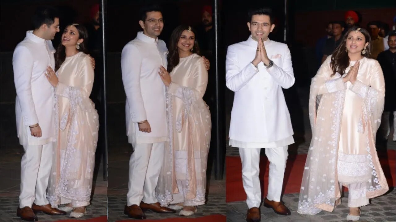 Raghav Chadha, Parineeti Chopra get engaged at private ceremony in Delhi