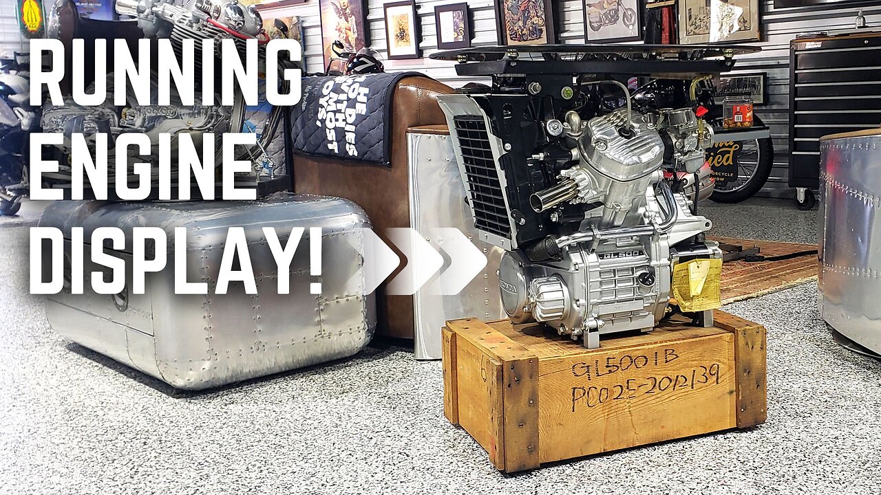 Making A RUNNING Motorcycle Engine Coffee Table!!