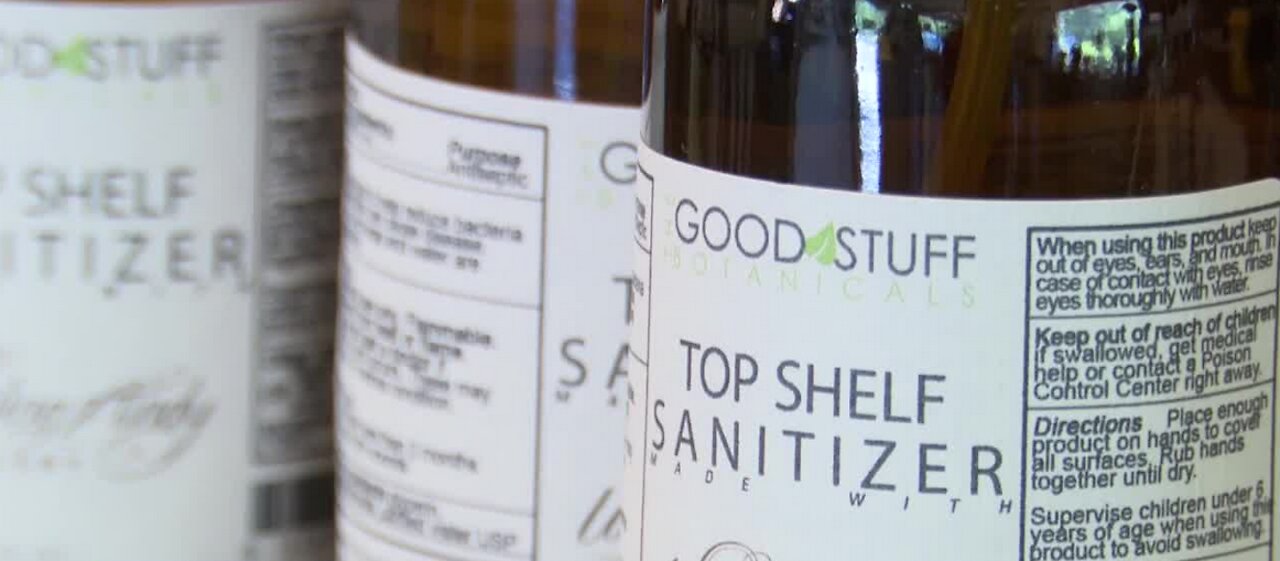 Skin Care Company & Distillery make hand sanitizer